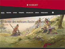 Tablet Screenshot of editions-margot.com